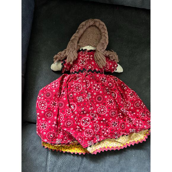 VGUC Vintage Double Doll Handmade Reversible Flips Over Two In One Stuffed - Picture 3 of 4